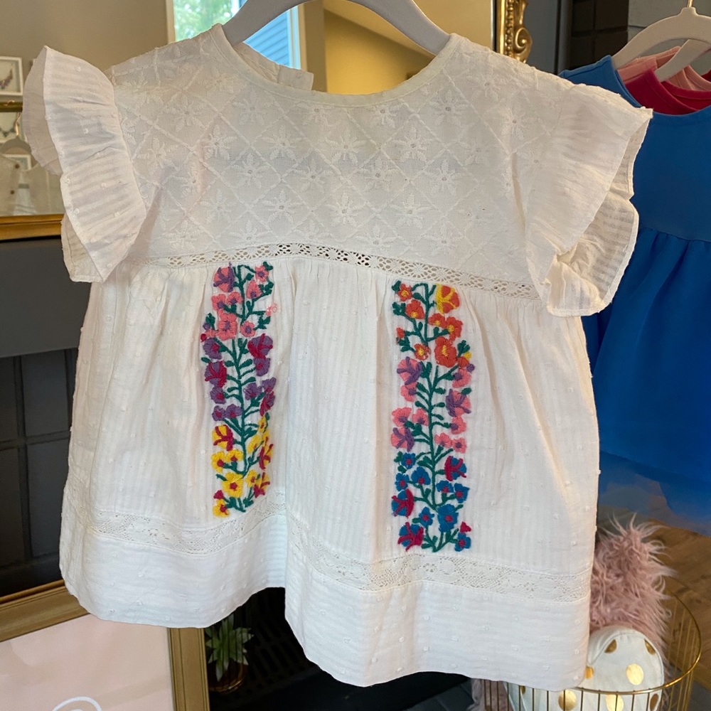 Zara baby embroidered dress